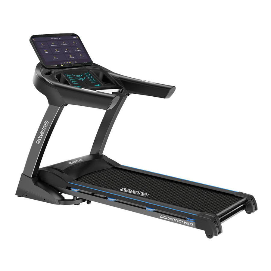 Powertrain V1100 Treadmill with Wifi Touch Screen & Incline, image 13
