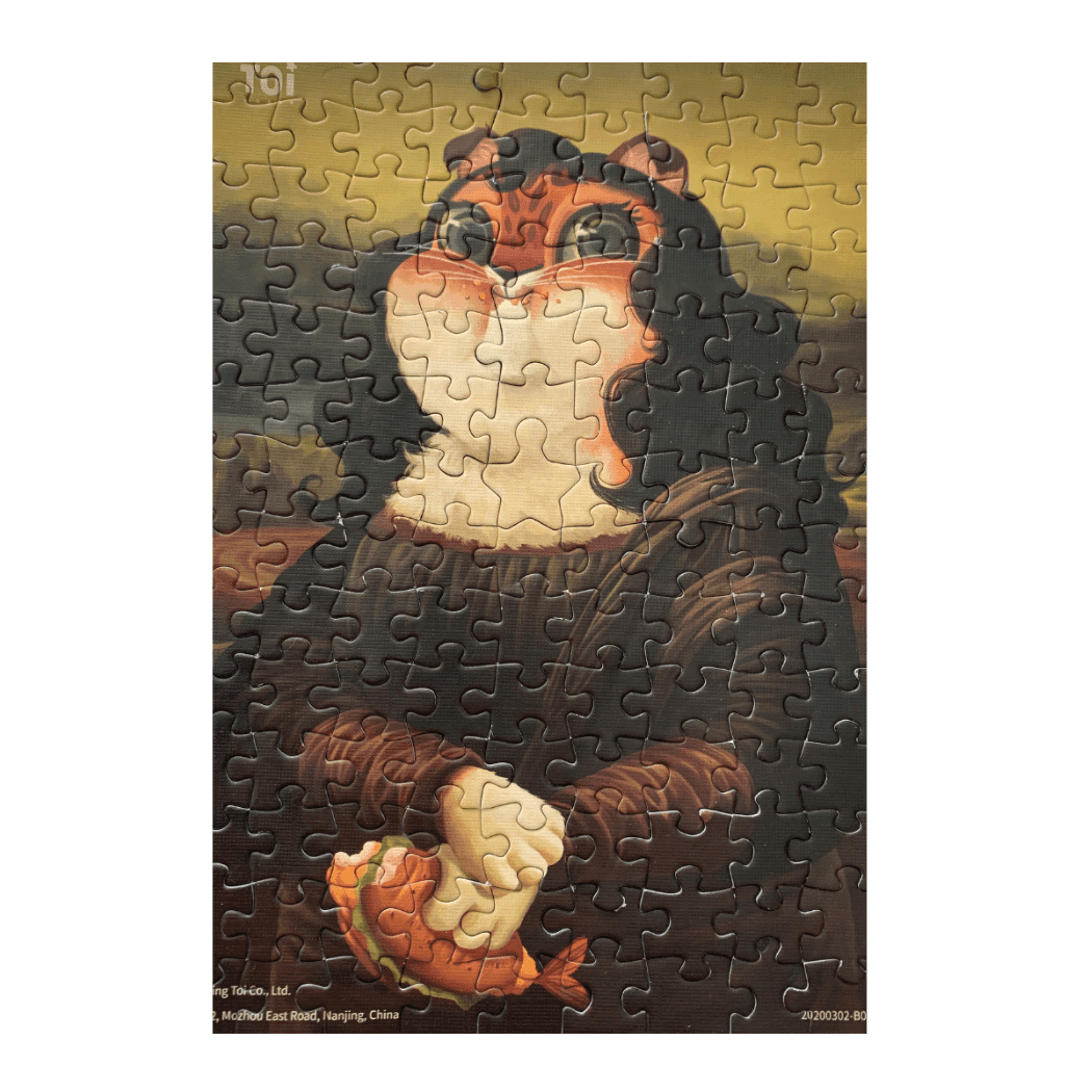 TOI Cat in Art Puzzle - Mona Lisa-2006733435145687042