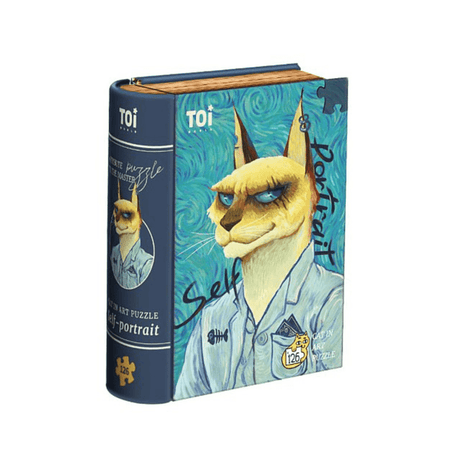 TOI Cat in Art Puzzle - Van Gogh?s Self Portrait-2006733434973720576