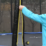 8ft Replacement Trampoline Safety Net Outdoor Enclosure 6 Pole - Front View