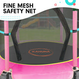 Kahuna Mini 4.5 ft Trampoline Green Pink