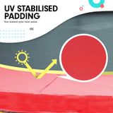 Kahuna Mini 4.5 ft Trampoline - Red Blue