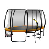 Kahuna Trampoline 8 ft x 14 ft Oval Outdoor - Orange