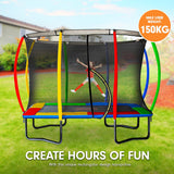 Kahuna Trampoline 6 ft x 9 ft Rectangular Outdoor - Rainbow - Extra Image