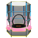 Kahuna Mini 4.5 ft Trampoline Blue Pink