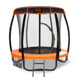 Kahuna Trampoline 8 ft with Roof - Orange - Front View