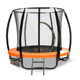 Kahuna 8 ft Trampoline Spring Outdoor - Orange - Front View