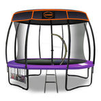 Kahuna Trampoline 10 ft with Roof - Purple