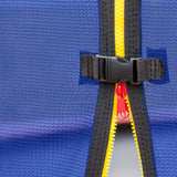Kahuna 14ft 12 Pole Replacement Trampoline Net Blue - Side View