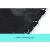 6ft Replacement Trampoline Jumping Mat - Emoji - Side View