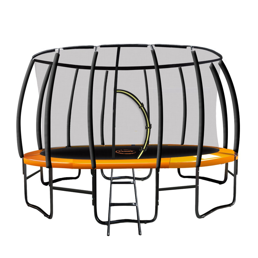 Kahuna Trampoline 12 ft Round Outdoor Kids with Safety Enclosure Net