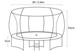 Kahuna Rainbow 8 ft Trampoline