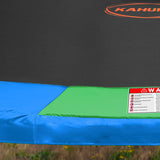 Kahuna 6ft x 9ft Replacement Rectangular Trampoline Pad Rainbow - Top-Down View