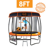 8ft Kahuna Trampoline Roof Shade Cover - Front View