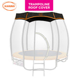 Kahuna 8ft Removable Twister Trampoline Roof Shade Cover - Top-Down View