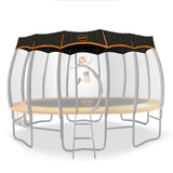 Kahuna 12ft Removable Twister Trampoline Roof Shade Cover - Rear View