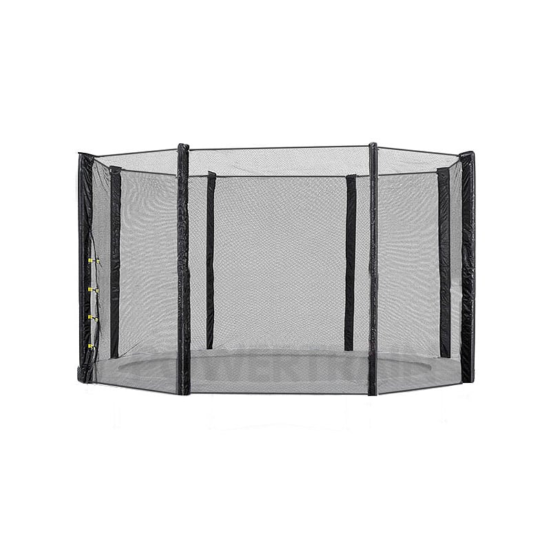 8ft Replacement Trampoline Safety Net Outdoor Enclosure 6 Pole