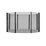 8ft Replacement Trampoline Safety Net Outdoor Enclosure 6 Pole