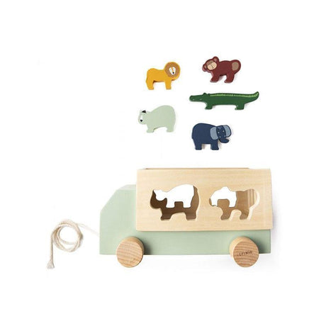 Trixie Wooden Animal Truck-2006733457711042560