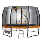 Kahuna 12 ft Springless Trampoline with Basketball Set