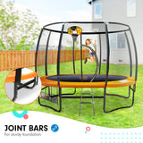 Kahuna 10 ft Springless Trampoline with Basketball Set