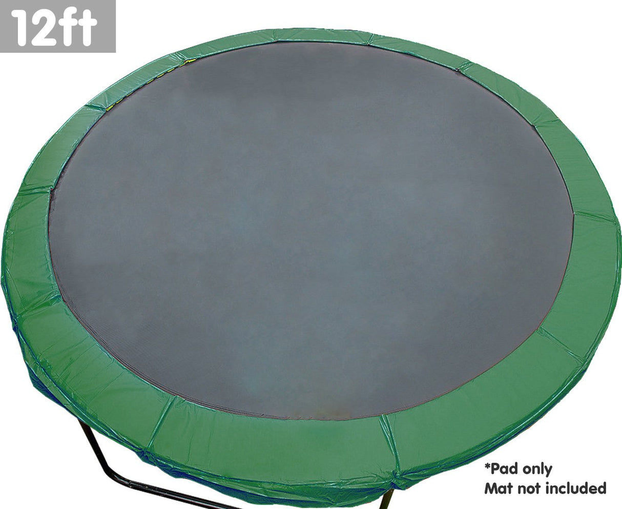 Trampoline 12ft Replacement Reinforced Outdoor Pad Cover - Green