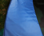 12ft Trampoline Replacement Safety Pad and Net Round 8 Poles Blue
