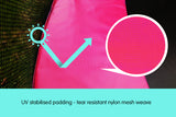 Powertrain Replacement Trampoline Spring Safety Pad - 10ft Pink - Front View