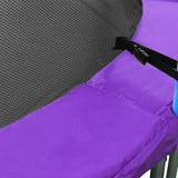 10ft Kahuna Trampoline Replacement Pad Spring Cover Purple - Front View