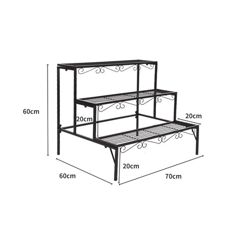 Levede Plant Stand 3 Tier Rectangle-1954802658384678914