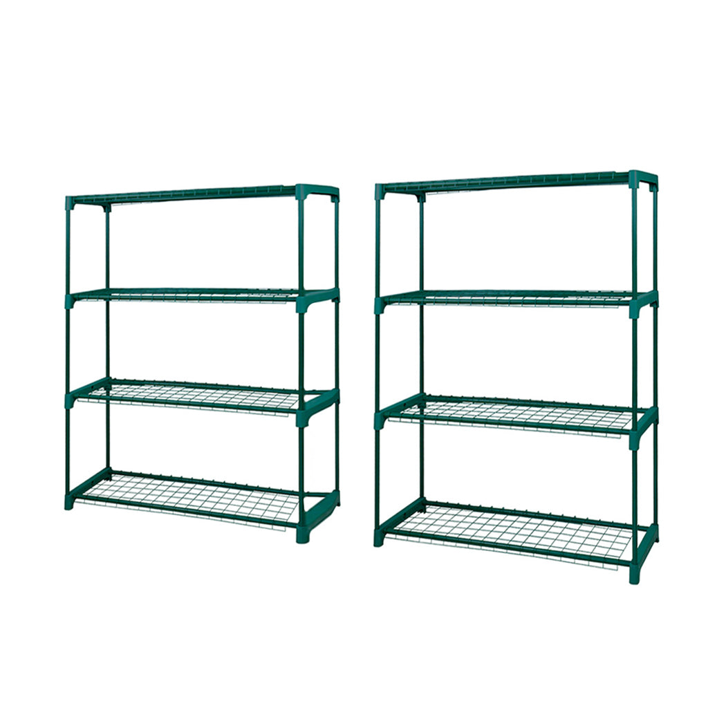 Levede 2x 4 Tier Plant Stand Shelves-1954802659991097344