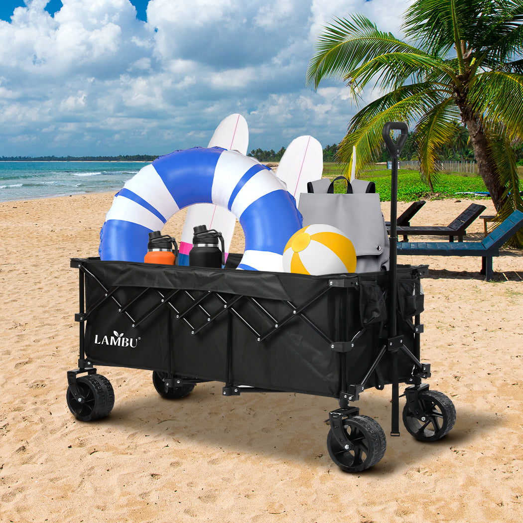 Lambu Folding Wagon Trolley Cart-2018816880265007111