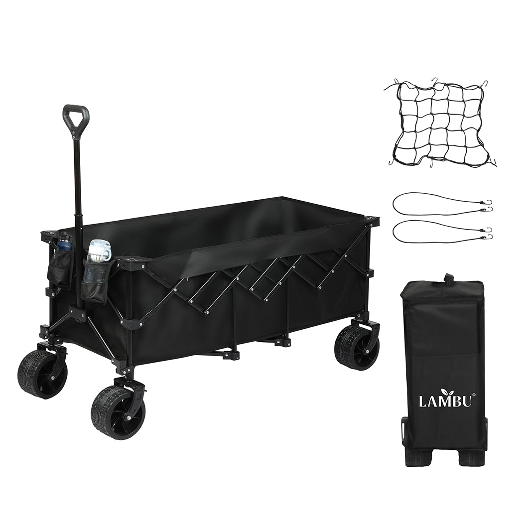 Lambu Folding Wagon Trolley Cart-2018816880265007104