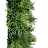Vista Green Vertical Garden Green Wall UV Resistant 100cm x 100cm - Side View