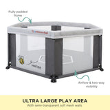Veebee Continental 6 Sided Kids Play Yard Activity Enclosure