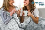 Weighted Blanket Quilt Doona Cover 152 x 203cm Grey