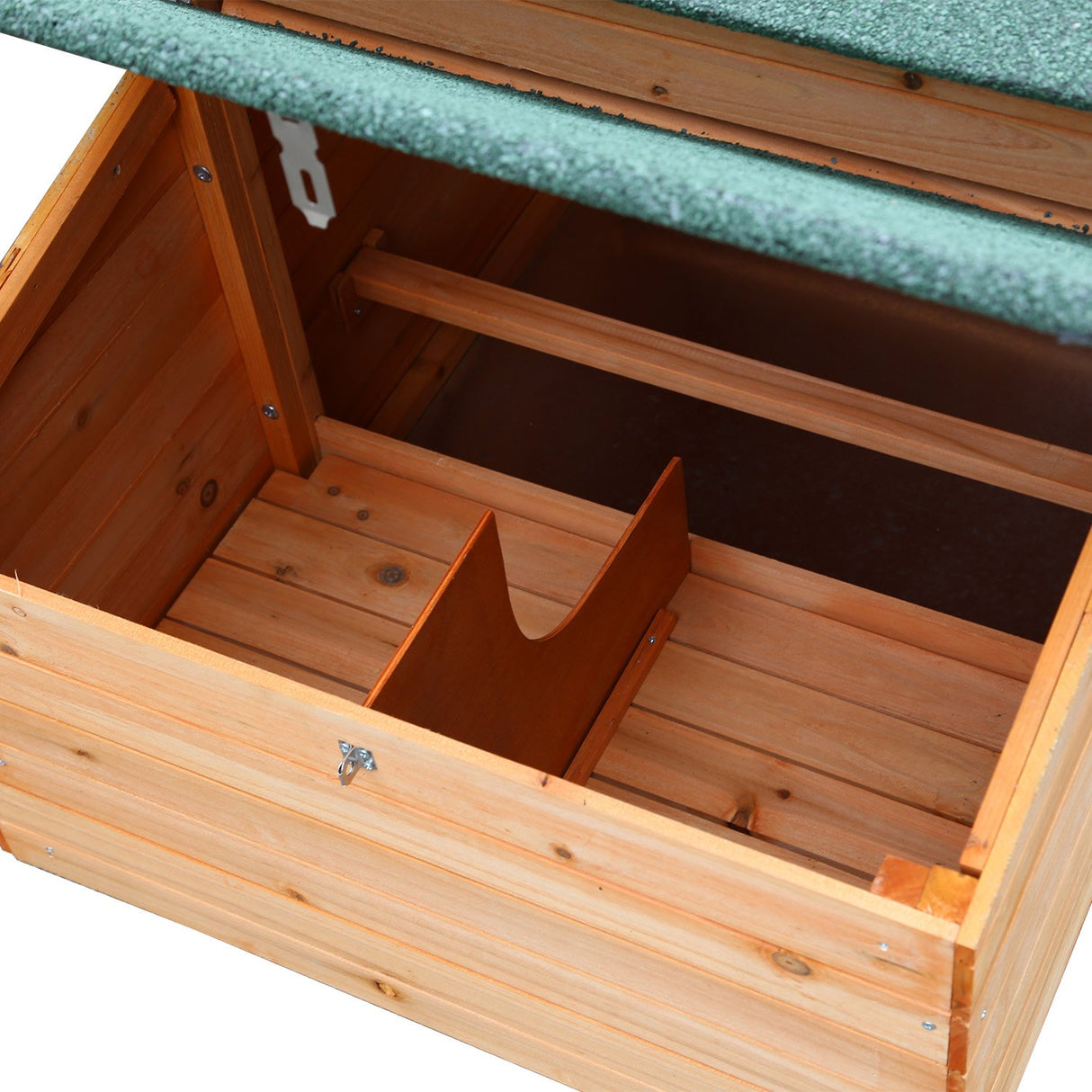 Furtastic Large Wooden Chicken Coop Rabbit Hutch Nesting Box Fir Wood