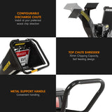 Ducar K70 7HP Wood Chipper Shredder Mulcher Grinder Petrol in Black - Extra Image