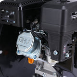 Ducar 7HP Wood Chipper Shredder Mulcher Petrol Silver Black - Rear View