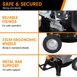 Ducar 7HP Wood Chipper Shredder Mulcher Grinder Petrol Silver - Extra Image