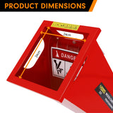 Ducar 7HP Wood Chipper Shredder Mulcher Grinder Petrol Red - Extra Image