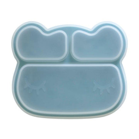 We Might Be Tiny Bear Stickie Plate- Blue Dusk Lid-2006733466208702468