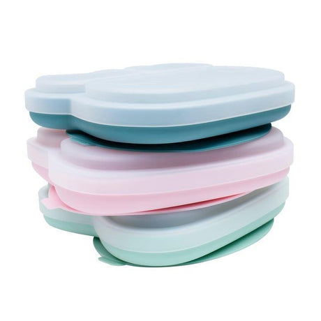 We Might Be Tiny Bear Stickie Plate- Blue Dusk Lid-2006733466208702470