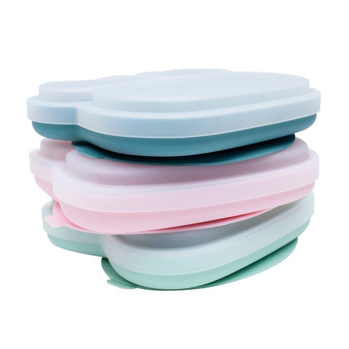 We Might Be Tiny Bear Stickie Plate- Blue Dusk Lid-1954803138913505286
