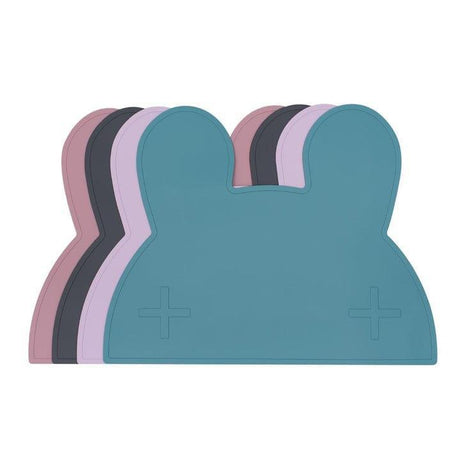 We Might Be Tiny Bunny Placie? Silicone Placemat Charcoal-2006733467211141122