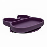 We Might Be Tiny Bunny Stickie Plate Plum