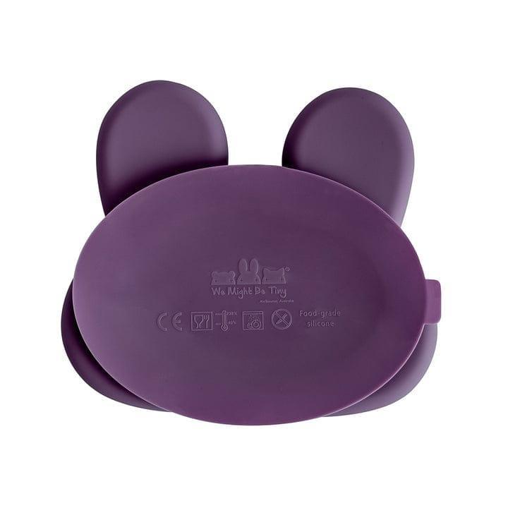 We Might Be Tiny Bunny Stickie Plate Plum-1954803101777137667