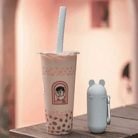We Might Be Tiny Keepie Bubble Tea Straw Yellow-2006733463641788421