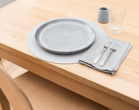 We Might Be Tiny Round Placie? Silicone Placemat Navy-2006733467710263302