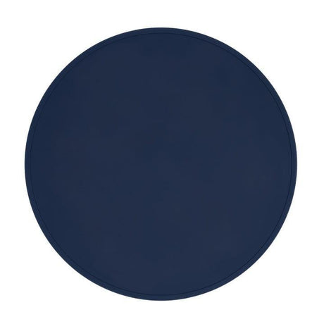 We Might Be Tiny Round Placie? Silicone Placemat Navy-1954803140457009153